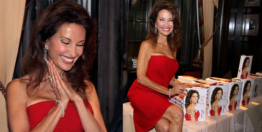 Susan Lucci Bookwarming event